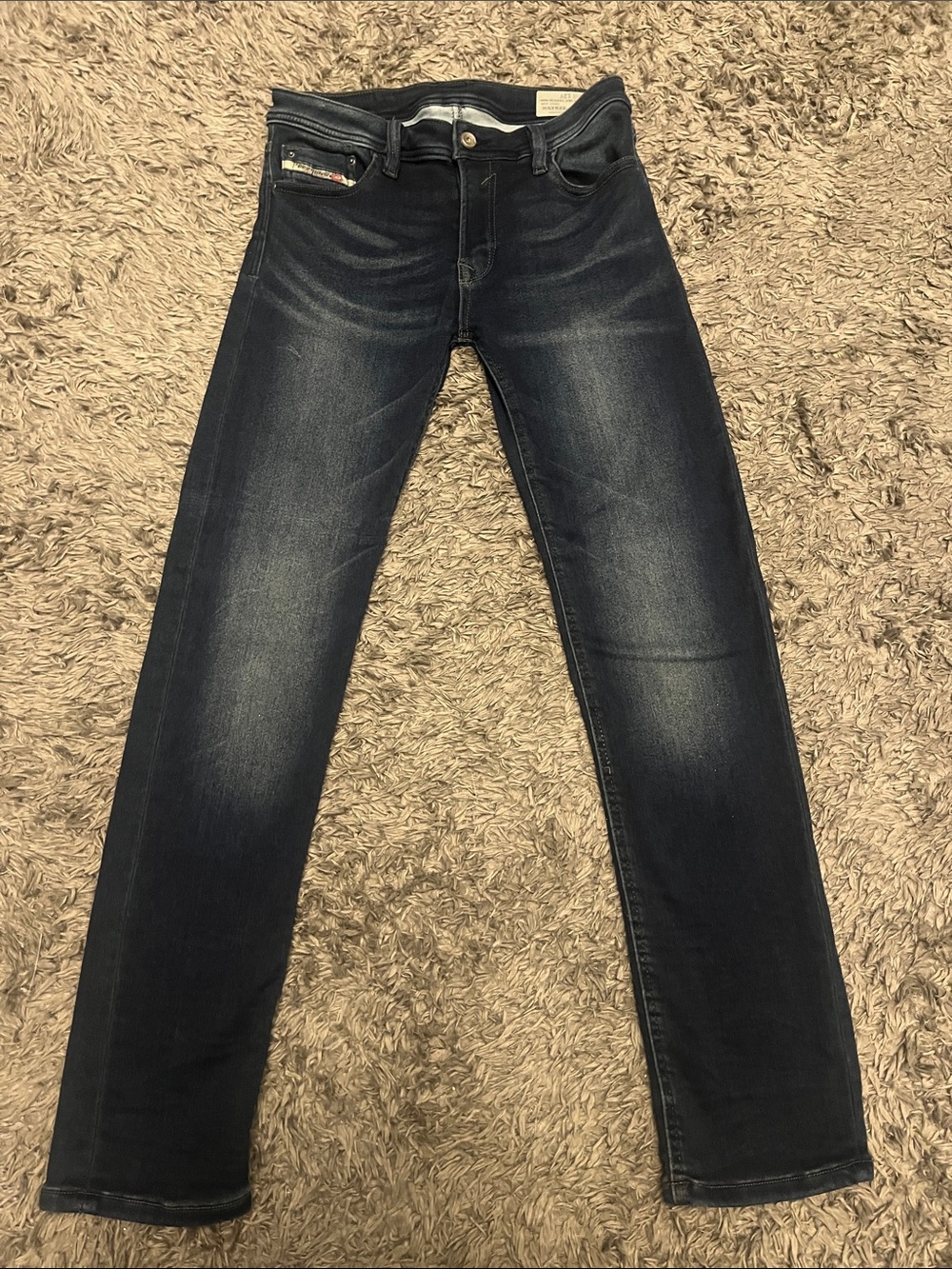 Diesel girls Slim Dark Wash Jeans - Blue